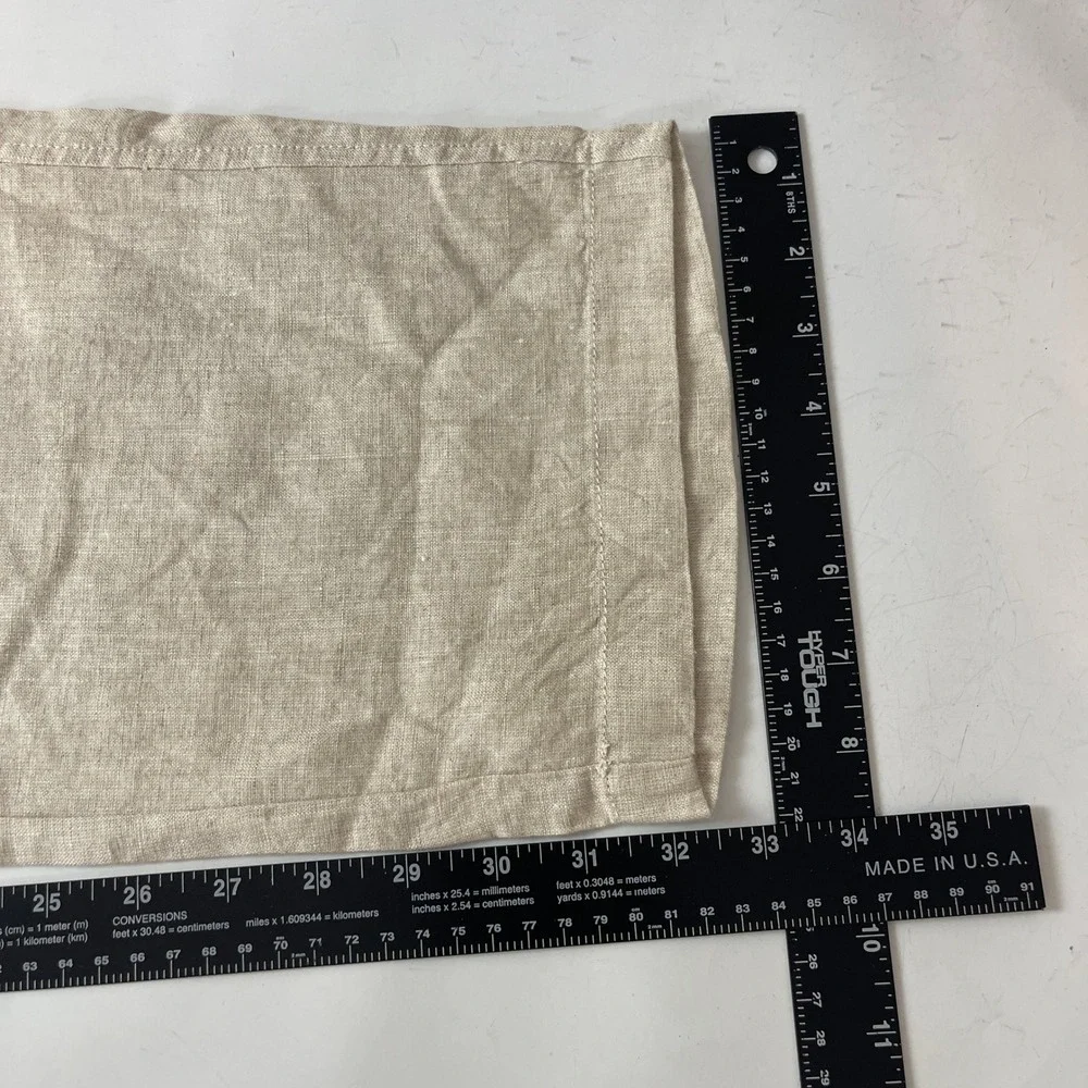Club Room Pants Mens XL Beige Linen Drawstring Luxury Beach Summer Preppy Casual
